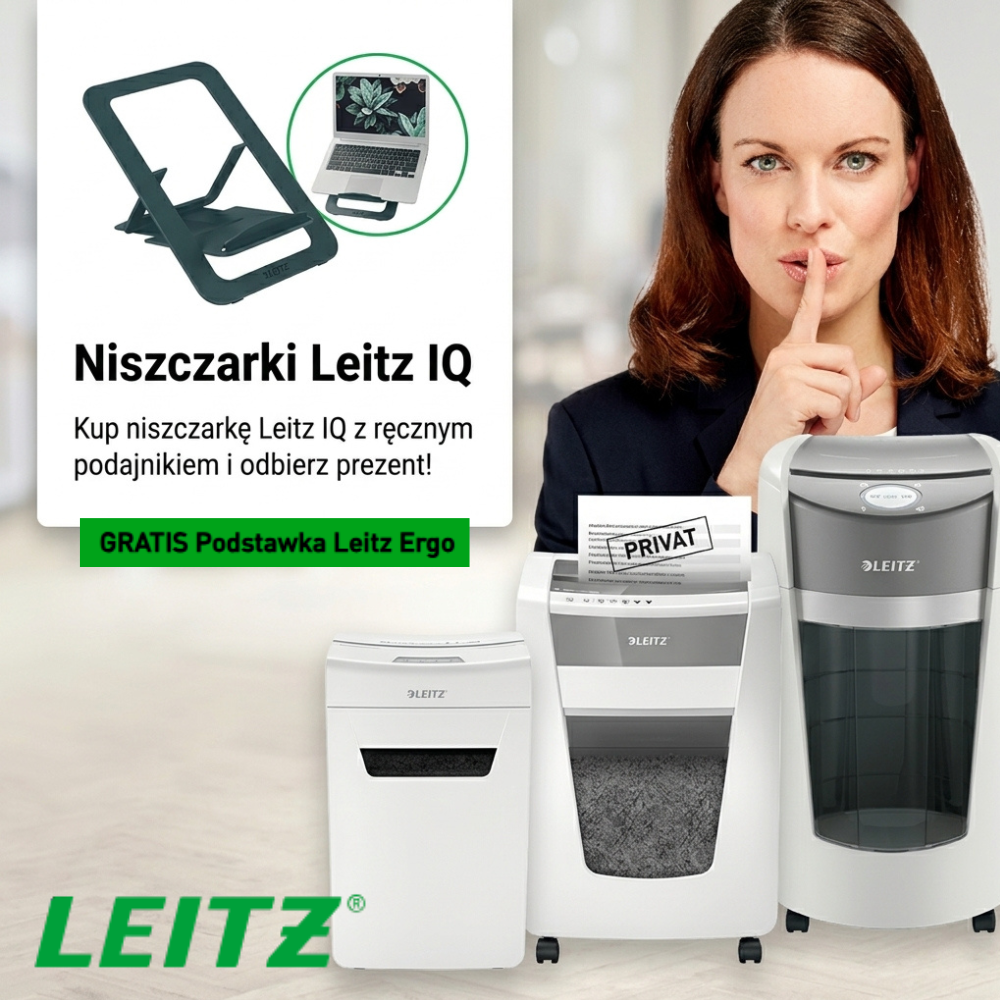 Kup niszczarkę Leitz IQ i odbierz prezent!