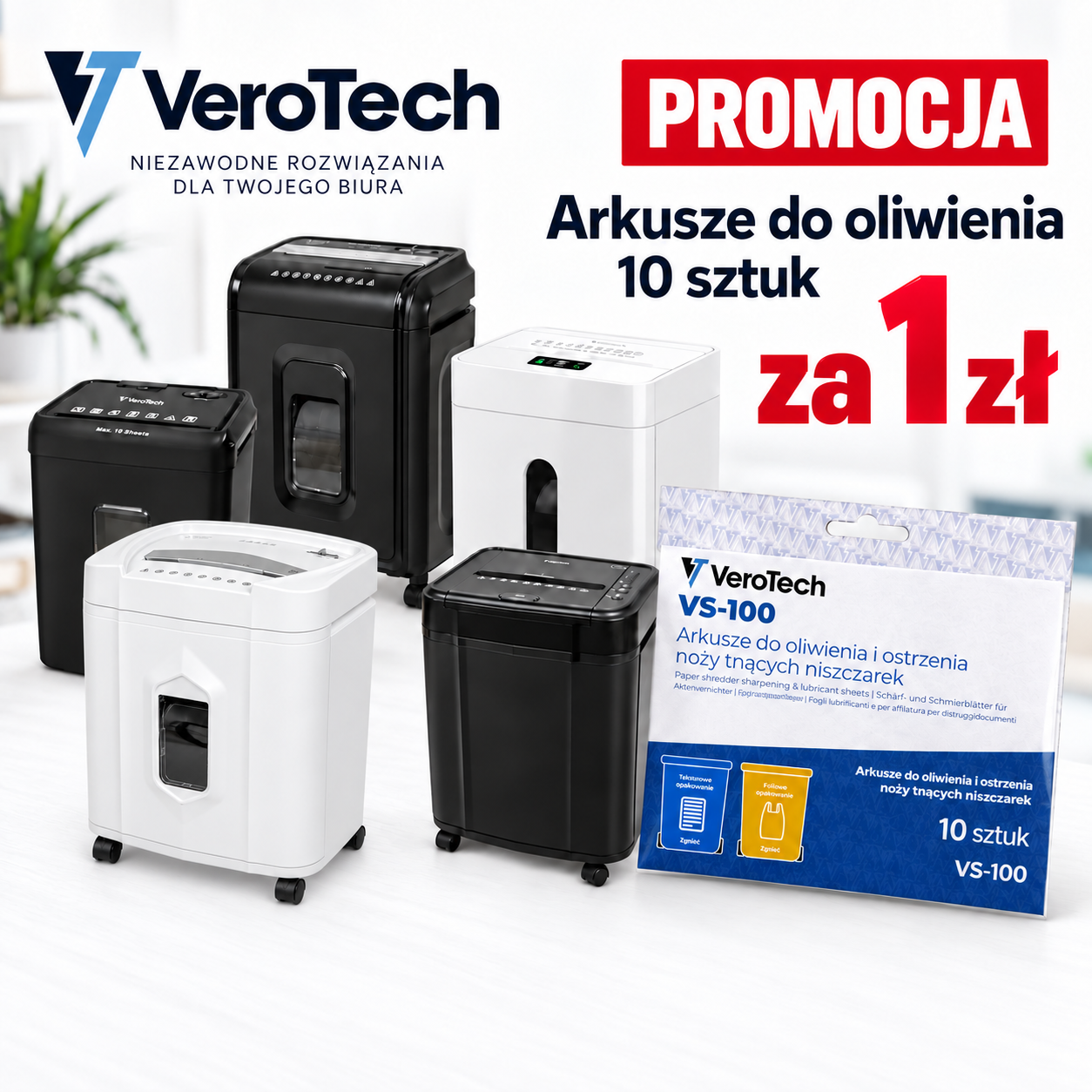 Promocja VeroTech – arkusze do oliwienia za 1 zł